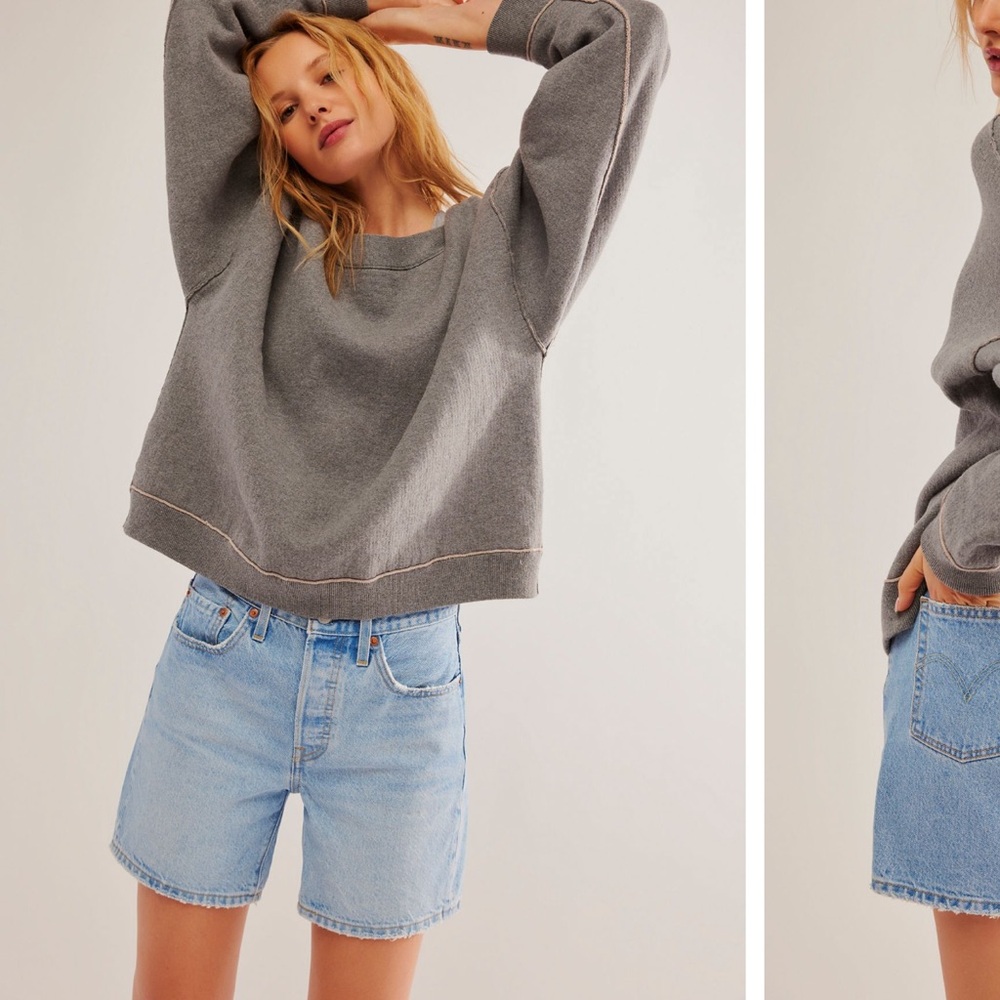 Levi’s 501 Mid Thigh Shorts - Picture 2 of 4